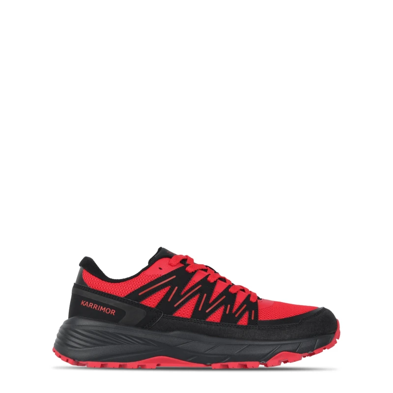 Image of Karrimor Caracal Trail Trainers Mens Red/Black male 7 (41)