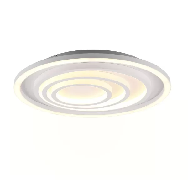 Image of Kagawa Modern 40W LED Semi Flush Light White Matt 2700-6000K Remote control