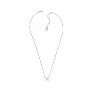 Image of Ladies Adore Rose Gold Plated 4 Point Star Necklace