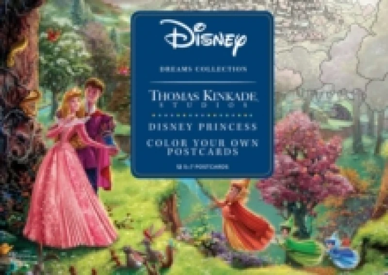 Image of Disney Dreams Collection Thomas Kinkade Studios Disney Princess Color Your Own P Board book