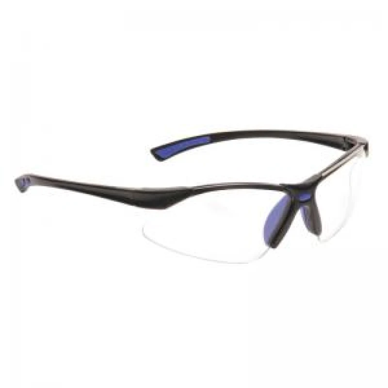 Image of Portwest Bold Pro Safety Glasses PW37BLU Frame: Blue