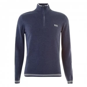 Image of Boss Zimex Zip Top - Navy