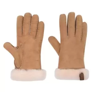 Image of Ugg Shorty Trim Gloves - Beige