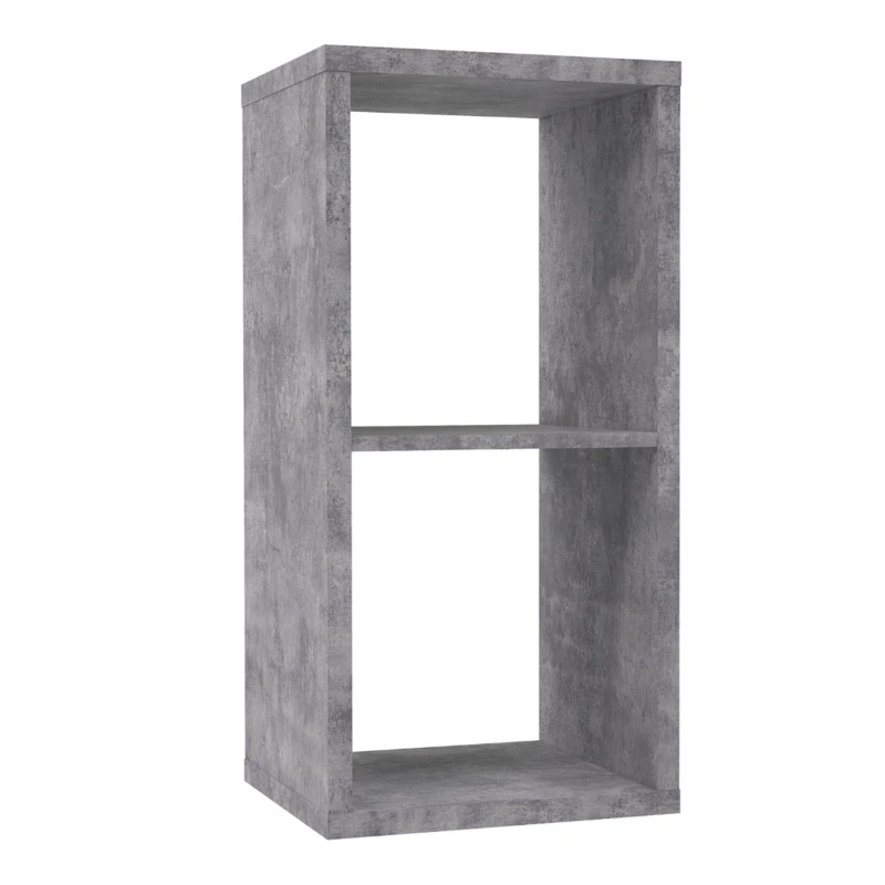 Image of Furniture To Go Mauro 1 Shelf Storage Unit in Grey Grey Unisex