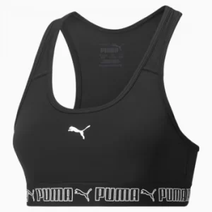 Image of PUMA Runtrain Youth Crop Top Shirt, Black, size Medium, Clothing