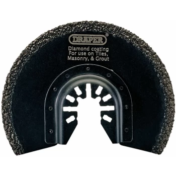 Image of Oscillating Multi-Tool Diamond Coated Cutting Blade, 88mm [70469] - Draper