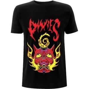 Image of Pixies - Devil Is Unisex Medium T-Shirt - Black