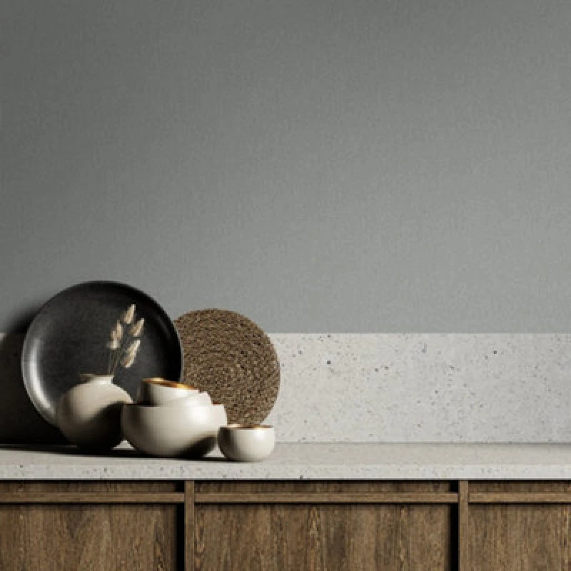 Image of Galerie Industrial Effects Grey Textured Plain Effect Wallpaper Roll