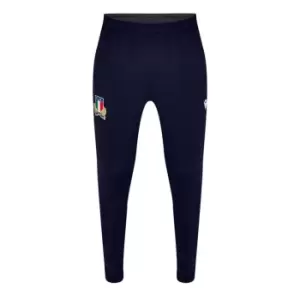 Image of Macron Italy Rugby Training Bottoms 2023 2024 Adults - Blue