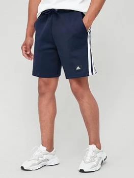Image of adidas Future Icon 3 Stripe Shorts - Navy Size M Men