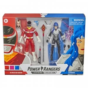 Image of Hasbro Power Rangers Lightning Collection In Space Red Ranger vs. Astronema 2-Pack Action Figures