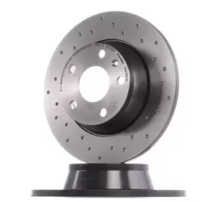 Image of BREMBO Brake disc 08.9769.1X Brake rotor,Brake discs AUDI,TT Coupe (8J3),TT Roadster (8J9)