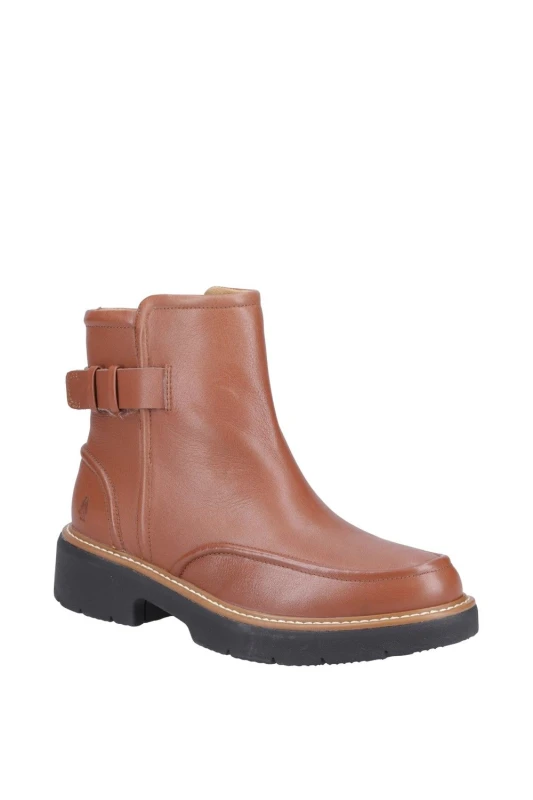 Image of Hush Puppies 'Jodie' Ankle Boots Brown female