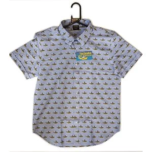 Image of The Beatles - Yellow Submarine Unisex Medium T-Shirt - Blue