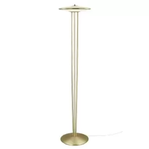Image of Blanche LED Integrated Floor Lamp Brass 3000K