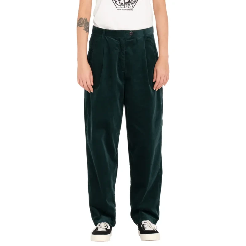 Image of Volcom Womens Trousers Volcom Histone Cord Noir Female 28
