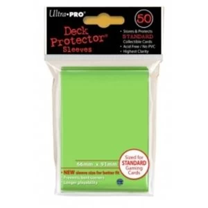 Image of Ultra Pro Standard Lime Green Deck Protector Sleeves Case of 10