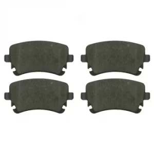 Image of Brake Pad Set 16588 by Febi Bilstein Rear Axle