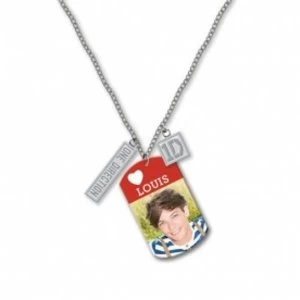 Image of One Direction (1D) 16" Tag Necklace - Louis