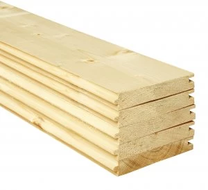 Image of Wickes PTG Floorboards 18 x 119 x 3000mm Pack 5