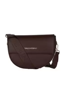 Image of Valentino Bags Valentino Bags Bigs Cross Body Saddle Bag - Dark Brown