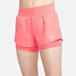 Image of Nike Pro Flex Womens 2-in-1 Shorts - Pink