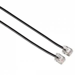 Image of Modular Cable 6P4C Plug - 6P4C Plug 3m Black