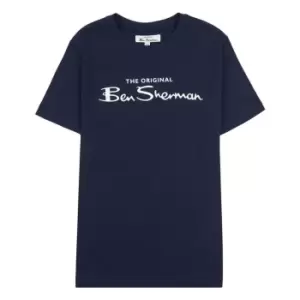 Image of Ben Sherman Original T-Shirt Junior Boys - Blue