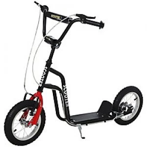 Image of HOMCOM Scooter 371-015BK Black, Red