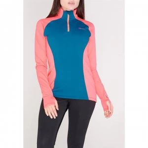 Image of Sugoi Midzero Zip Jersey Ladies - Blue Titanium