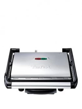 Image of Tefal Gc241D40 Inicio Grill, 2000W - Stainless Steel