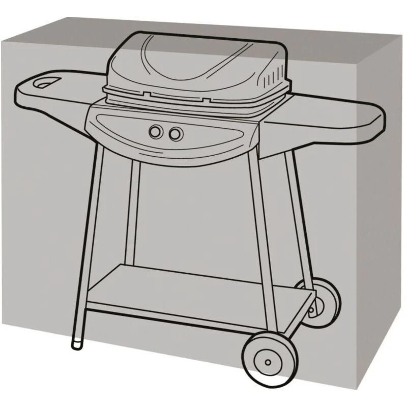 Image of Garland Medium Classic Barbecue Cover Green, 7 Year Warranty W1112