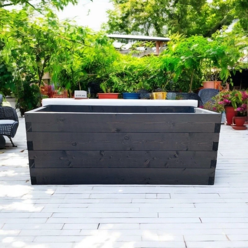 Image of Buttercup Farm Suffolk Planter (Choice of Paint Colours) - L120 x W40 x H60cm Multicolor Unisex