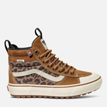 Image of Vans Womens Suede Sk8-Hi Mte 2 Trainers - Chipmunk/Leopard - UK 3