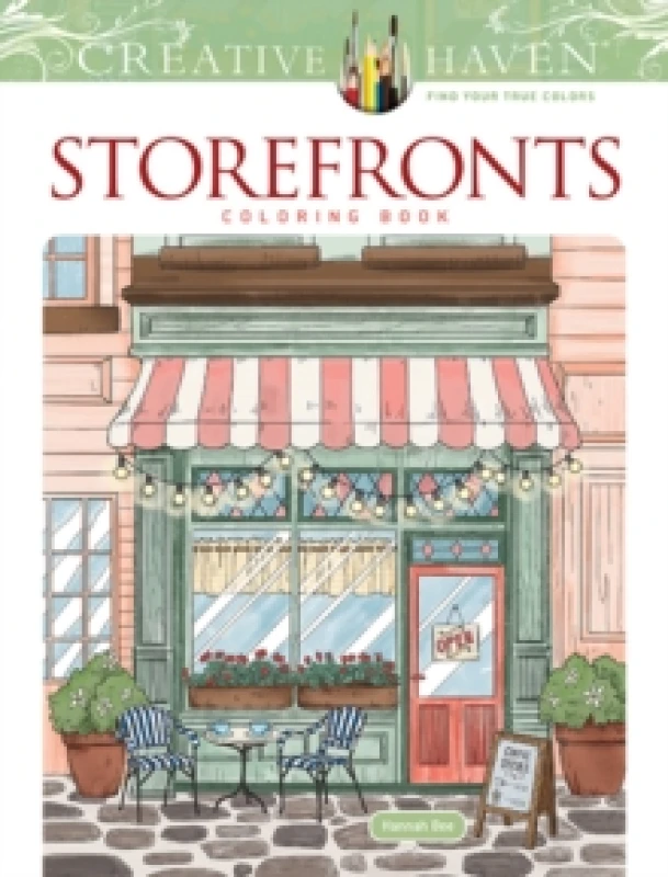 Image of Creative Haven Storefronts Coloring Book Paperback / softback