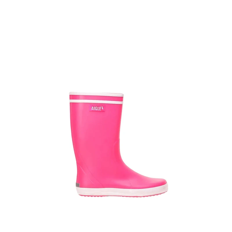 Image of Aigle Baby rain boots Aigle Lolly Pop 2 Rose Unisex 24