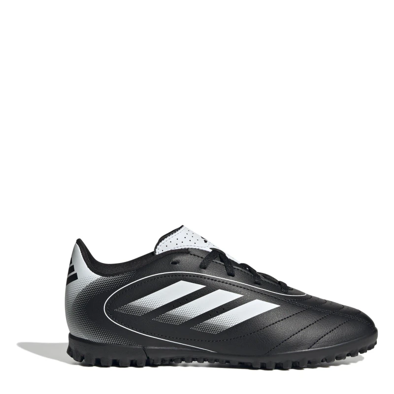 Image of adidas Goletto Juniors Astro Turf Football Boots Black/White 09 male 5 (38)