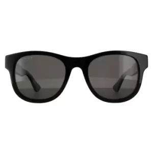 Image of Rectangle Black Green Grey Grey Sunglasses