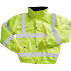 Image of Blackrock Hi-Viz Bomber Jacket Adult - Medium Yellow - 8001404