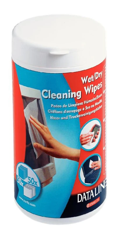 Image of Esselte Dataline Screen Wipes Wet & Dry 67119 ACCO67119