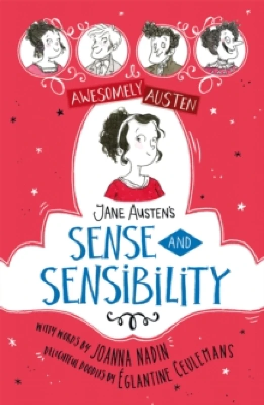 Image of Joanna Nadin Awesomely Austen - Illustrated and Retold: Jane Austen's Sense and Sensibility Book Multi unisex