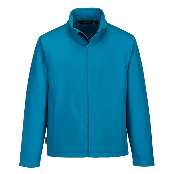 Image of Portwest Mens Print and Promo Softshell Jacket TK20AQRXXXL Colour: Aqua