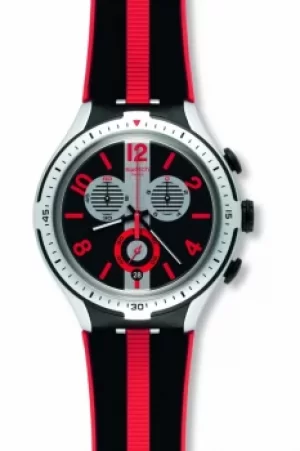 Image of Mens Swatch Irony X-Lite -Stripes Chronograph Watch YYS4013