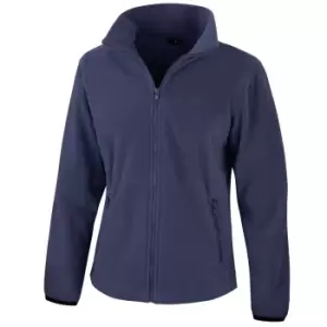 Image of Result Womens/Ladies Core Fashion Fit Fleece Top (S) (Navy Blue)