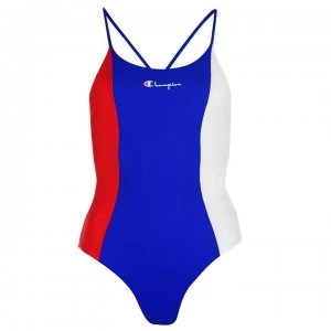 Image of Champion Colour Block Swimsuit - HRR/BAI/WHT