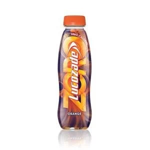 Image of Lucozade Zero 380ml Orange Drink Bottle Pack of 24 96716