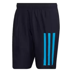 Image of adidas Classic Length 3-Stripes Swim Shorts Mens - Legend Ink / Pulse Blue