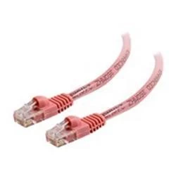 Image of C2G 1m Cat5E 350 MHz Snagless Booted Patch Cable - Pink