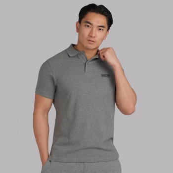 Image of Barbour International Mens Essential Polo Shirt - Anthracite - S
