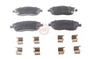 Image of MASTER-SPORT Brake pad set TOYOTA 13046056032N-SET-MS 0446502170,0446502190,0446502280 044650F010,044650F011,044650F012,04465YZZEE